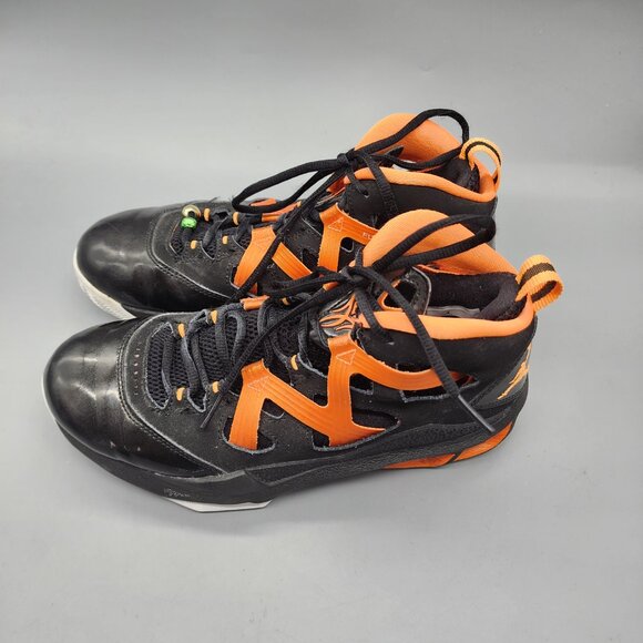 Nike Jordan Flywire Basketball Shoes Black Orange Size 7.5 US 40.5 EU - Picture 8 of 16